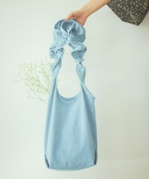 デニムフリルバッグ