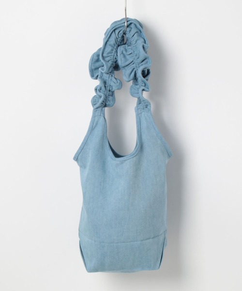 AMERICAN HOLIC（アメリカンホリック）の「デニムフリルバッグ（エコバッグ/サブバッグ・レディース・サックスブルー・FREE）」の11枚目の写真