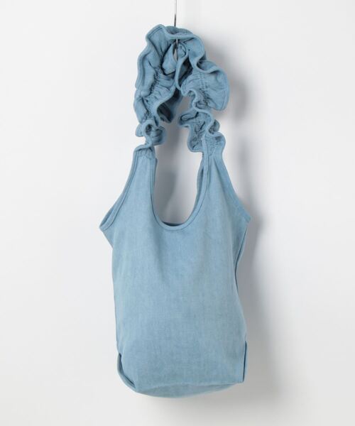 AMERICAN HOLIC（アメリカンホリック）の「デニムフリルバッグ（エコバッグ/サブバッグ・レディース・サックスブルー・FREE）」の15枚目の写真