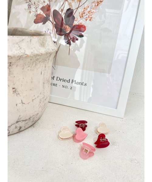 JUMELLE（ジュメロ）の「【ZOZOTOWN限定】カラーハートクリップ（バレッタ/ヘアクリップ・レディース・ワイン/ピンク/アイボリー・FREE）」の12枚目の写真