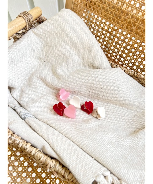 JUMELLE（ジュメロ）の「【ZOZOTOWN限定】カラーハートクリップ（バレッタ/ヘアクリップ・レディース・ワイン/ピンク/アイボリー・FREE）」の13枚目の写真