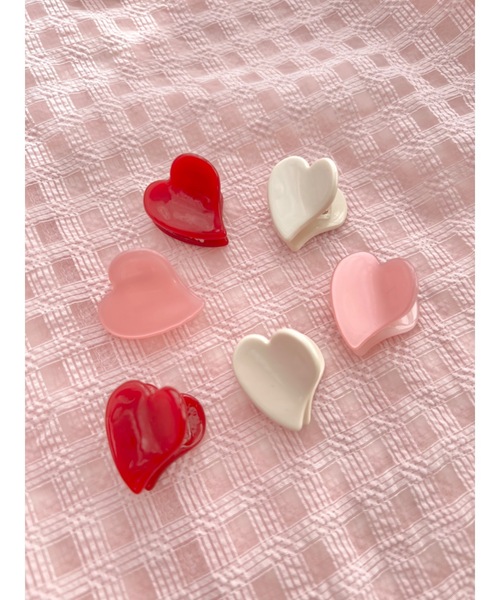 JUMELLE（ジュメロ）の「【ZOZOTOWN限定】カラーハートクリップ（バレッタ/ヘアクリップ・レディース・ワイン/ピンク/アイボリー・FREE）」の14枚目の写真