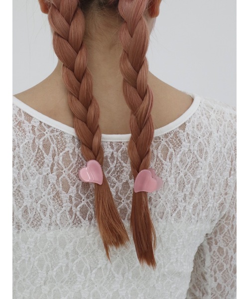 JUMELLE（ジュメロ）の「【ZOZOTOWN限定】カラーハートクリップ（バレッタ/ヘアクリップ・レディース・ワイン/ピンク/アイボリー・FREE）」の21枚目の写真