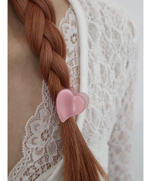 JUMELLE（ジュメロ）の「【ZOZOTOWN限定】カラーハートクリップ（バレッタ/ヘアクリップ・レディース・ワイン/ピンク/アイボリー・FREE）」の22枚目の写真