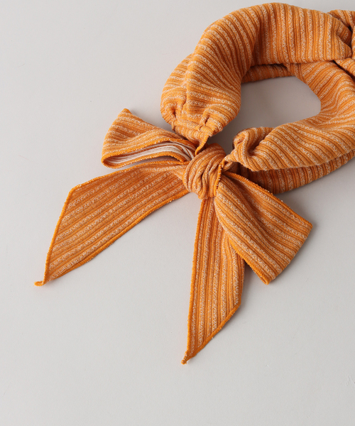 La Maison de Lyllis（メゾンドリリス）の「【La Maison de Lyllis / ラ メゾン ド リリス】BERBERE（ヘアバンド・レディース・オレンジ/ブラック・FREE）」の5枚目の写真