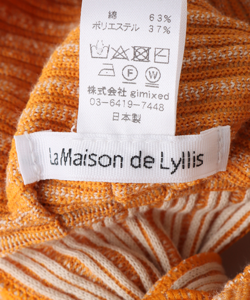 La Maison de Lyllis（メゾンドリリス）の「【La Maison de Lyllis / ラ メゾン ド リリス】BERBERE（ヘアバンド・レディース・オレンジ/ブラック・FREE）」の3枚目の写真