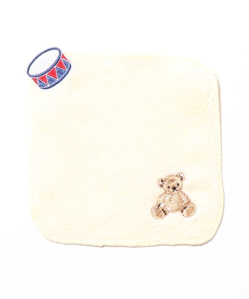 petit main（プティマイン）の「アソートハンカチ（その他小物・キッズ・ピンク/レッド/ライトグリーン/ネイビー/マスタード/ライトブルー/ラベンダー/ライトカーキ/アイボリー/ライトピンク・FREE）」の2枚目の写真