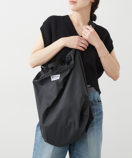 plage(プラージュ)の「【BATTLE LAKE/バトルレイク】 RIPSTOP STOAWAY ショルダーバッグ(ショルダーバッグ・レディース・ブラック・FREE)」の1枚目の写真