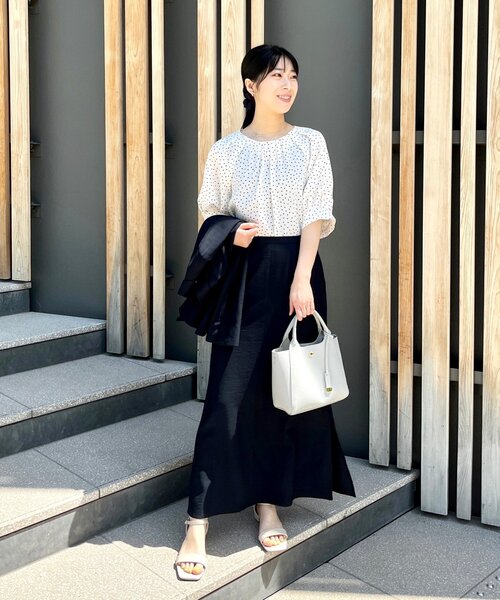 OPAQUE.CLIP(オペークドットクリップ)の「◆アンクルストラップローヒールサンダル(サンダル・レディース・ベージュ/ブラック系/ブラック/ピンクゴールド・02/03)」の13枚目の写真