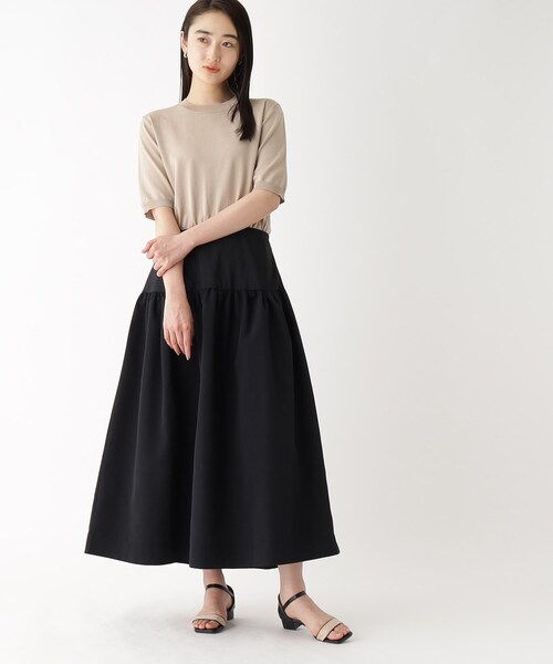 OPAQUE.CLIP(オペークドットクリップ)の「◆アンクルストラップローヒールサンダル(サンダル・レディース・ベージュ/ブラック系/ブラック/ピンクゴールド・02/03)」の14枚目の写真