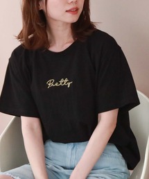 刺繍ストーンアソートBIGTシャツ