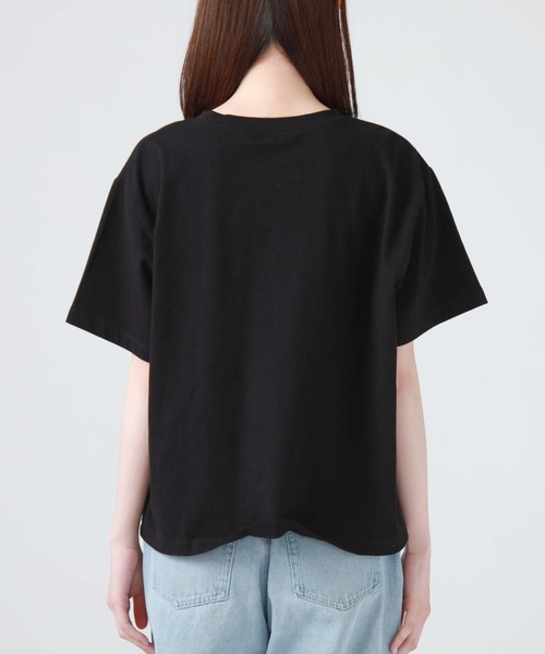 archives(アルシーヴ)の「刺繍ストーンアソートBIGTシャツ(Tシャツ/カットソー・レディース・チャコールグレー/ホワイト/ブラック/オフホワイト・MEDIUM)」の12枚目の写真