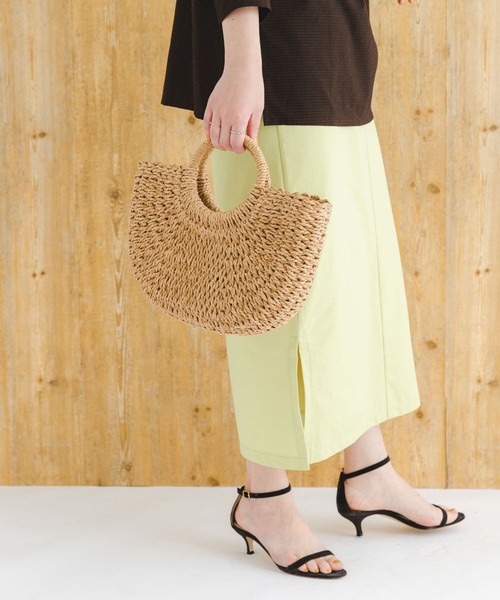 F by ROSSO（エフバイロッソ）の「F by ROSSO　撥水ストレッチタイトスカート（スカート・レディース・イエロー系その他/ブラック・38/36）」の10枚目の写真