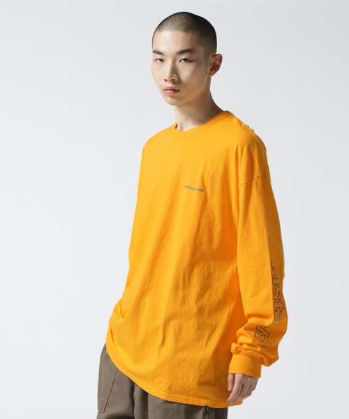 MANASTASH(マナスタッシュ)の「MANASTASH/マナスタッシュ/90s SleeveLogo L/S T-Shrits/袖ロゴロングスリーブTシャツ(Tシャツ/カットソー・メンズ・ブラック/ホワイト/ゴールド・XL/L/M)」の17枚目の写真