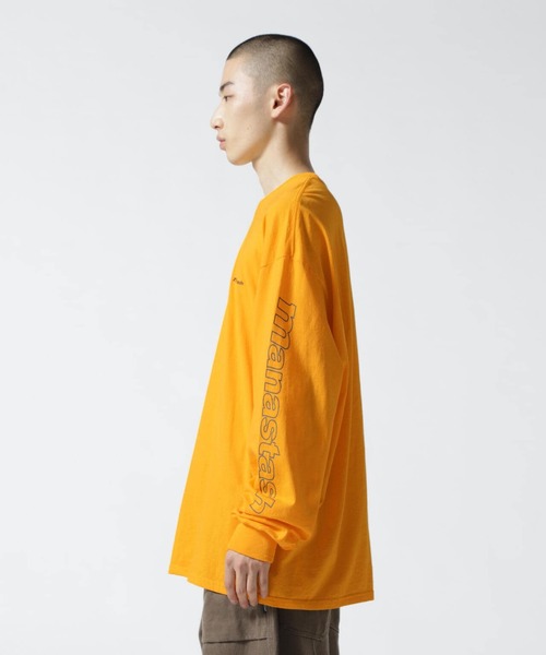 MANASTASH(マナスタッシュ)の「MANASTASH/マナスタッシュ/90s SleeveLogo L/S T-Shrits/袖ロゴロングスリーブTシャツ(Tシャツ/カットソー・メンズ・ブラック/ホワイト/ゴールド・XL/L/M)」の18枚目の写真