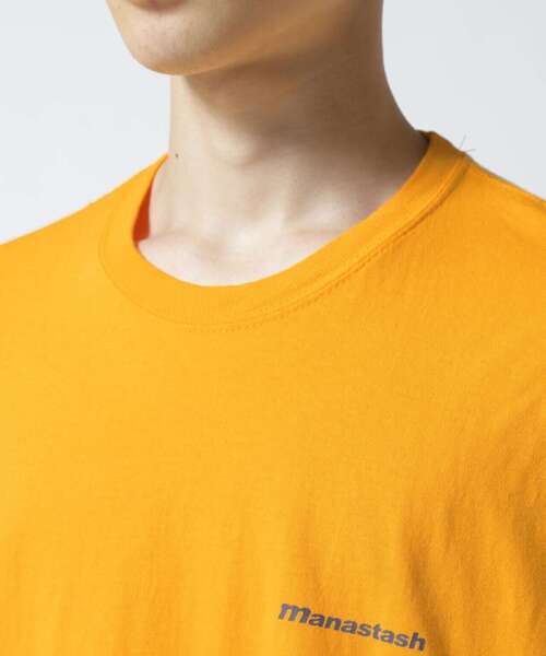 MANASTASH(マナスタッシュ)の「MANASTASH/マナスタッシュ/90s SleeveLogo L/S T-Shrits/袖ロゴロングスリーブTシャツ(Tシャツ/カットソー・メンズ・ブラック/ホワイト/ゴールド・XL/L/M)」の20枚目の写真