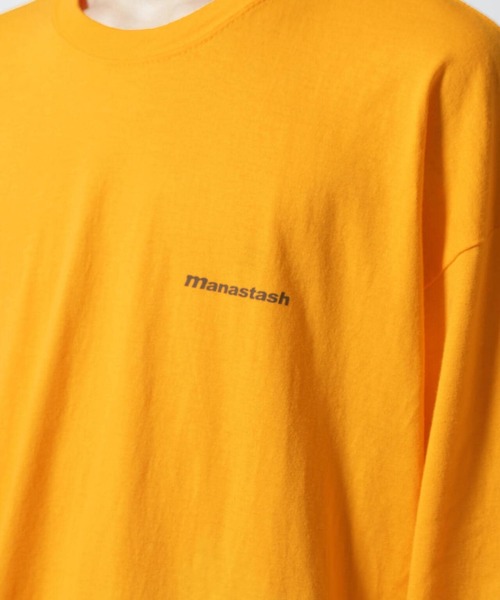 MANASTASH(マナスタッシュ)の「MANASTASH/マナスタッシュ/90s SleeveLogo L/S T-Shrits/袖ロゴロングスリーブTシャツ(Tシャツ/カットソー・メンズ・ブラック/ホワイト/ゴールド・XL/L/M)」の21枚目の写真