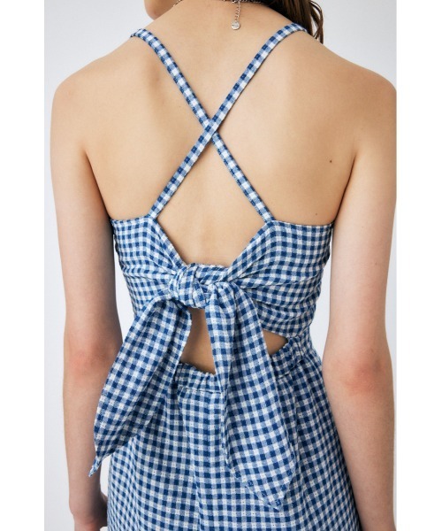 MOUSSY（マウジー）の「SUMMER GINGHAM CHECK ドレス