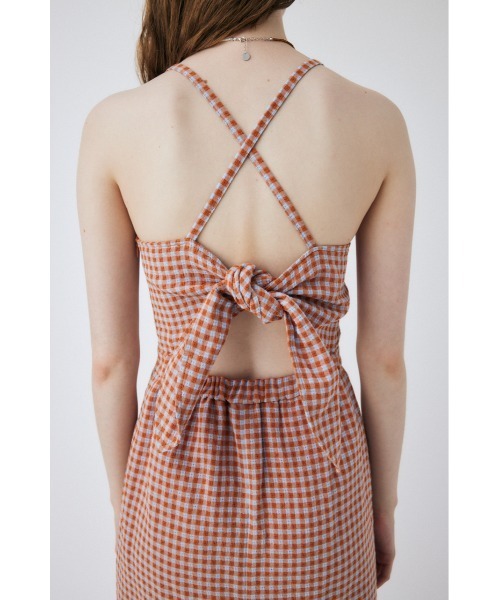 MOUSSY SHEER GINGHAMキャミドレス MOUSSY | SHEER GINGHAM キャミドレス (ワンピース(ロング