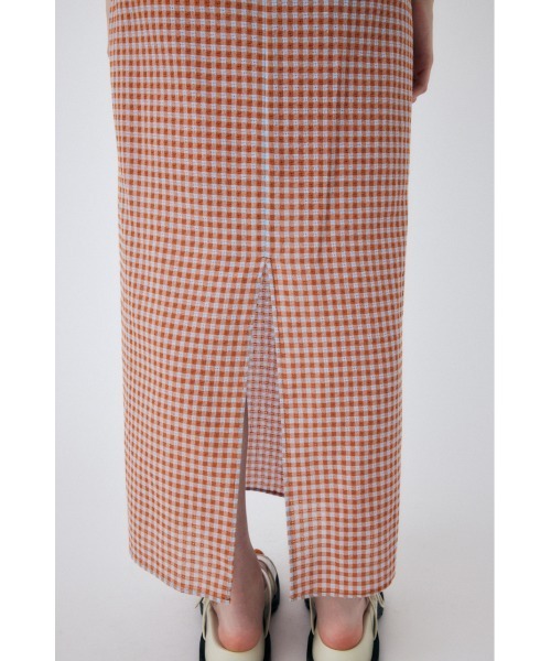 MOUSSY(マウジー)の「SUMMER GINGHAM CHECK ドレス(ワンピース・レディース・オレンジ/ネイビー/イエロー・1/2)」の18枚目の写真