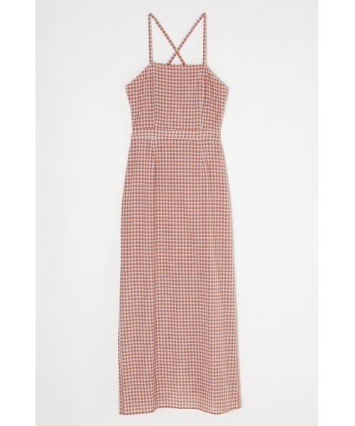 MOUSSY(マウジー)の「SUMMER GINGHAM CHECK ドレス(ワンピース・レディース・オレンジ/ネイビー/イエロー・1/2)」の19枚目の写真