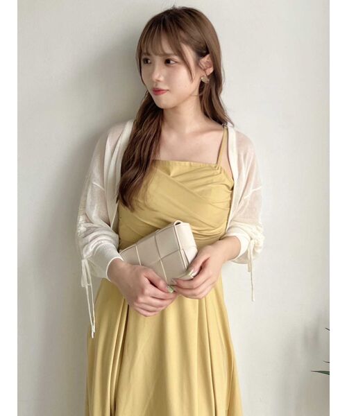 dazzlin（ダズリン）の「バックリボンホールドタックキャミワンピース（ワンピース・レディース・ブルー/イエロー/その他1・SMALL/MEDIUM）」の5枚目の写真