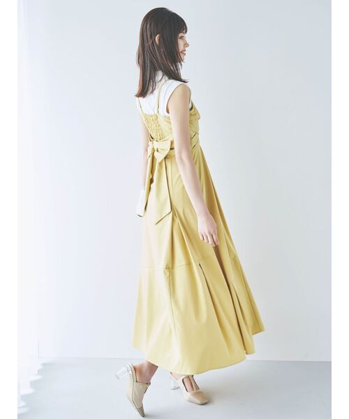 dazzlin（ダズリン）の「バックリボンホールドタックキャミワンピース（ワンピース・レディース・ブルー/イエロー/その他1・SMALL/MEDIUM）」の11枚目の写真