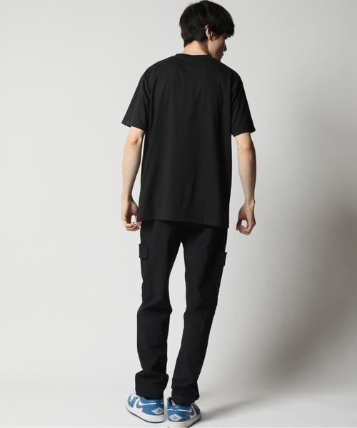 ARCADE（アーケード）の「パネル切替デザイン ポケット付き半袖Tシャツ（Tシャツ/カットソー・メンズ・ブラック/ライトグレー系1/ベージュ系1/ホワイト系1/ブラック系1/ホワイト/グレー・L/LL/M）」の12枚目の写真
