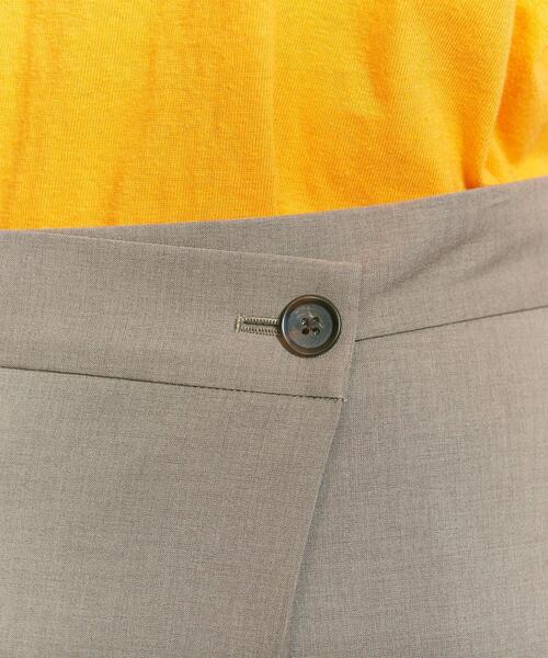 BEAUTY&YOUTH UNITED ARROWS（ビューティーアンドユースユナイテッドアローズ）の「ポプリンラップワイドパンツ 2 -ウォッシャブル-（その他パンツ・レディース・オフホワイト/モカ/ブラック・S/M/XS）」の16枚目の写真