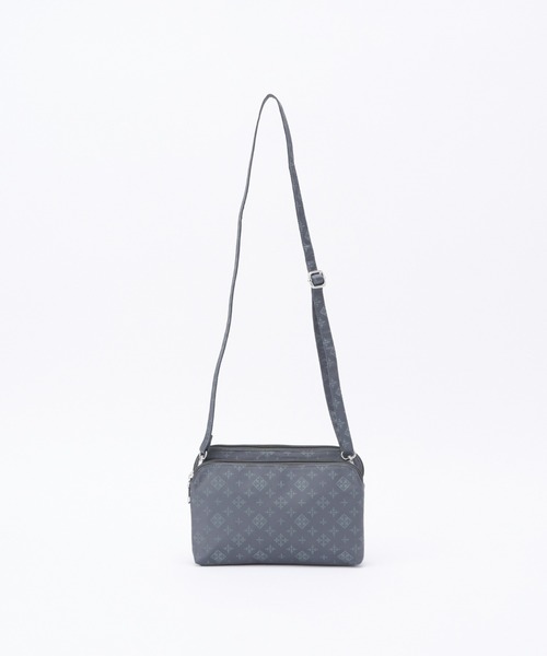 Daily russet（デイリー ラシット）の「【2023AWカラー追加！】ナイロンジャガード マルチポケットサコッシュ（ショルダーバッグ・レディース・レッド/チャコールグレー/グレー/ブラック/カーキ/ダークブラウン/グリーン/グレイッシュベージュ/ラベンダー/ダークグレー/グリーン系その他/ベージュ系その他・FREE）」の4枚目の写真