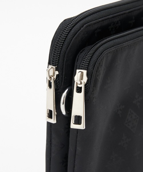 Daily russet（デイリー ラシット）の「【2023AWカラー追加！】ナイロンジャガード マルチポケットサコッシュ（ショルダーバッグ・レディース・レッド/チャコールグレー/グレー/ブラック/カーキ/ダークブラウン/グリーン/グレイッシュベージュ/ラベンダー/ダークグレー/グリーン系その他/ベージュ系その他・FREE）」の19枚目の写真