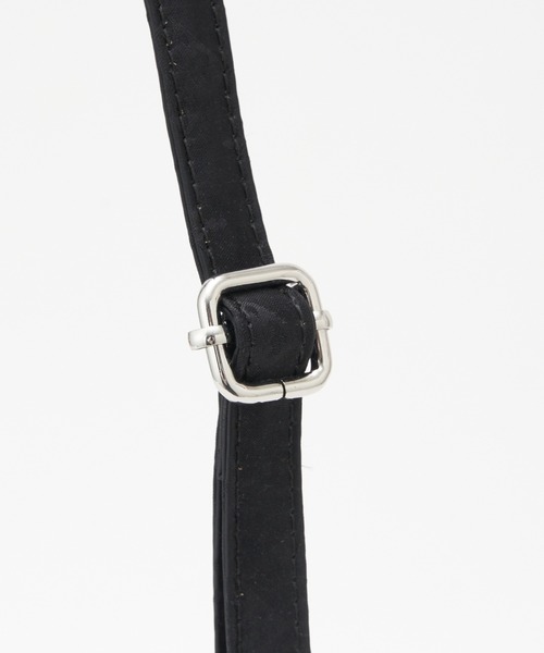 Daily russet（デイリー ラシット）の「【2023AWカラー追加！】ナイロンジャガード マルチポケットサコッシュ（ショルダーバッグ・レディース・レッド/チャコールグレー/グレー/ブラック/カーキ/ダークブラウン/グリーン/グレイッシュベージュ/ラベンダー/ダークグレー/グリーン系その他/ベージュ系その他・FREE）」の21枚目の写真