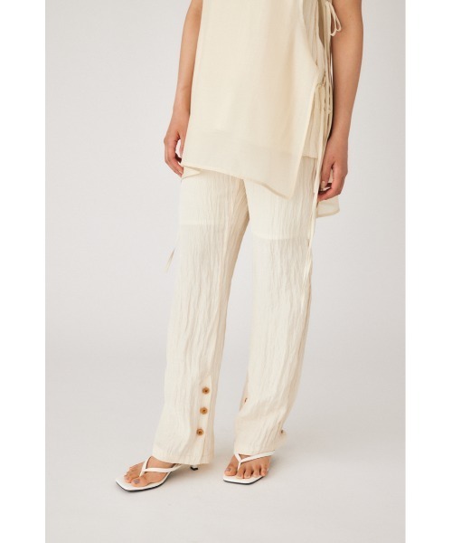 M_（エムアンダーバー）の「【M_】WRINKLE パンツ（その他パンツ・レディース・アイボリー/ブラック/ネイビー・1/2）」の12枚目の写真