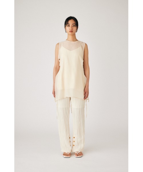 M_（エムアンダーバー）の「【M_】WRINKLE パンツ（その他パンツ・レディース・アイボリー/ブラック/ネイビー・1/2）」の15枚目の写真