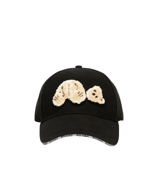 Palm Angels(パームエンジェルス)の「PA BEAR CAP(キャップ・メンズ・ブラック・ONE SIZE)」の1枚目の写真
