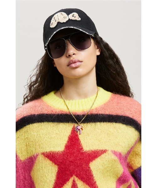 Palm Angels(パームエンジェルス)の「PA BEAR CAP(キャップ・メンズ・ブラック・ONE SIZE)」の3枚目の写真