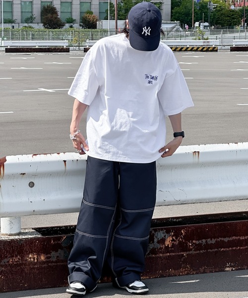 kutir（クティール）の「ロールアップワンポイント刺繍スケーターパンツ（その他パンツ・メンズ・ネイビー/ベージュ・SMALL/MEDIUM/LARGE）」の21枚目の写真