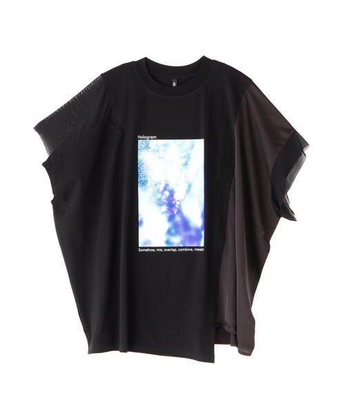 アウラアイラ aulaaila ホログラム フォト Tシャツ AULA AILA tシャツ ホログラムフォトTシャツ レディース