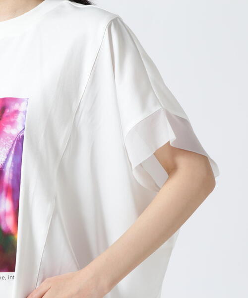 AULA AILA ホログラムプリント tシャツ ホログラムフォトTシャツ（Tシャツ/カットソー）｜AULA AILA
