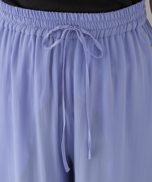 mii(ミー)の「【Mii / ミイ】SILK HAND EMBROIDERED PT:パンツ(その他パンツ・レディース・サックスブルー・SMALL)」の11枚目の写真