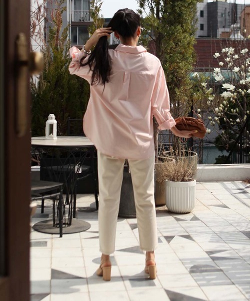 CHOCOA(チョコア)の「マタニティコットンストレートパンツ(その他パンツ・レディース・ベージュ系・MEDIUM/LARGE/SMALL)」の4枚目の写真