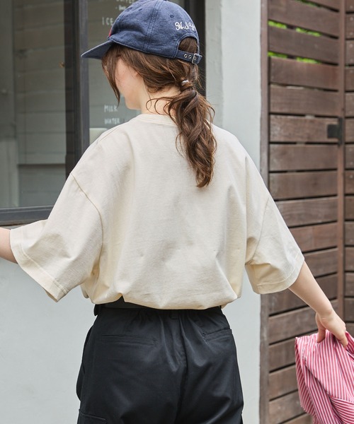 MONO-MART LADY'S(モノマートレディース)の「ヴィンテージライクアニマルグラフィックTシャツ(Tシャツ/カットソー・レディース・ホワイト系/アイボリー系/オフホワイト/オートミール・FREE)」の13枚目の写真