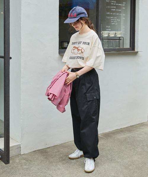 MONO-MART LADY'S(モノマートレディース)の「ヴィンテージライクアニマルグラフィックTシャツ(Tシャツ/カットソー・レディース・ホワイト系/アイボリー系/オフホワイト/オートミール・FREE)」の18枚目の写真