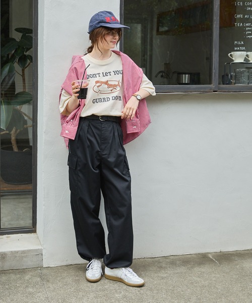 MONO-MART LADY'S(モノマートレディース)の「ヴィンテージライクアニマルグラフィックTシャツ(Tシャツ/カットソー・レディース・ホワイト系/アイボリー系/オフホワイト/オートミール・FREE)」の20枚目の写真