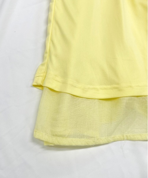 ad thie（アドティエ）の「ふんわり柔らか ティアード ロングスカート（スカート・レディース・オフホワイト/ブラック/ベージュ/イエロー・FREE）」の22枚目の写真