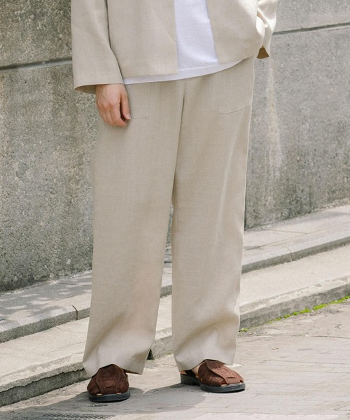 URBAN RESEARCH(アーバンリサーチ)の「『セットアップ対応』小松マテーレリネンライクベイカーパンツ(その他パンツ・メンズ・ネイビー/カーキ/ベージュ系その他・MEDIUM/LARGE)」の13枚目の写真