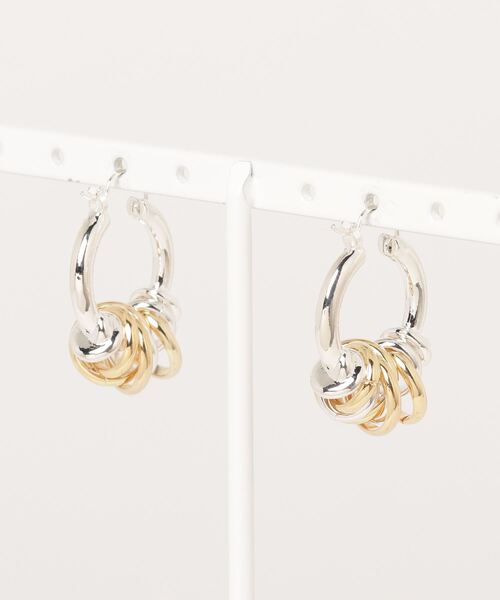 [LAPUIS/ラピュイ] COIL AROUND ピアス（ピアス（両耳用））｜LAPUIS（ラピュイ）
