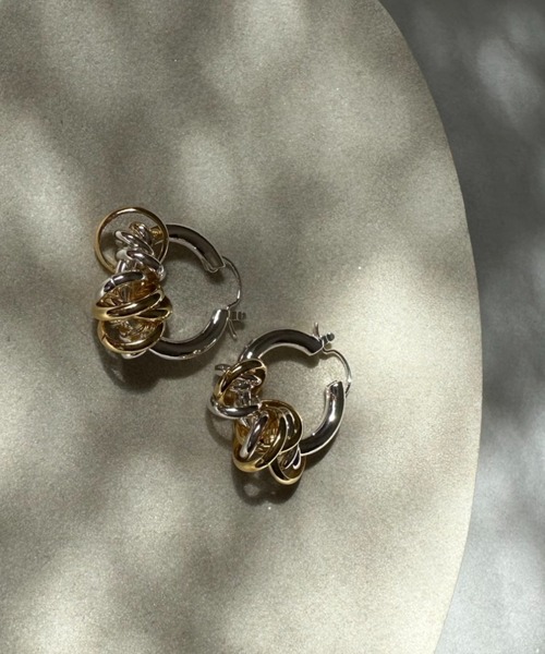 [LAPUIS/ラピュイ] COIL AROUND ピアス（ピアス（両耳用））｜LAPUIS（ラピュイ）