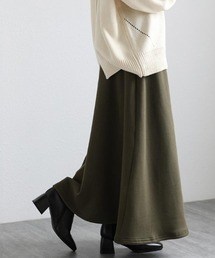 COCOMOMO（ココモモ）の「裏起毛フレアロングスカート（スカート）」