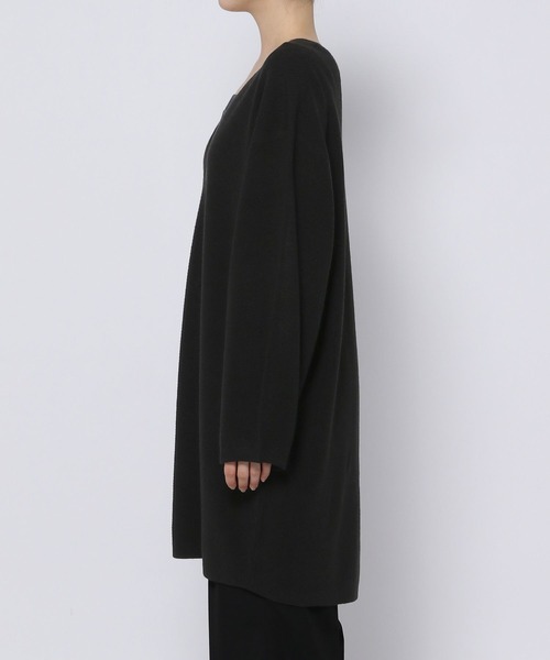 LEPSIM（レプシィム）の「14ゲージ深Vネックチュニックワンピース　906182（チュニック・レディース・ブラック/ライトブルー/グレイッシュベージュ・FREE）」の19枚目の写真